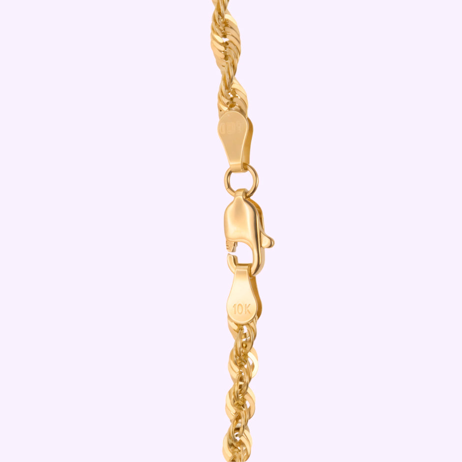 Cadena torzal Italiana Oro 10K