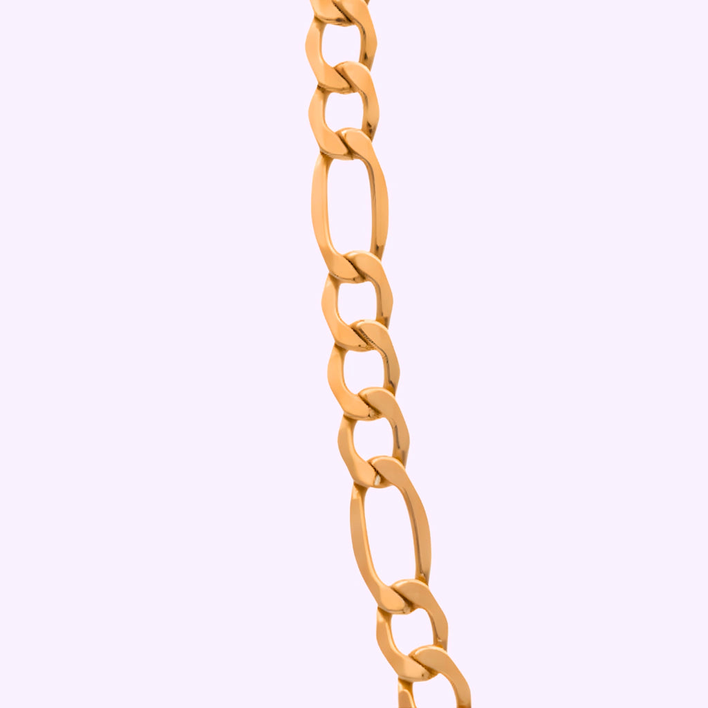 Cadena Cartier Facetada Oro italiano 10K