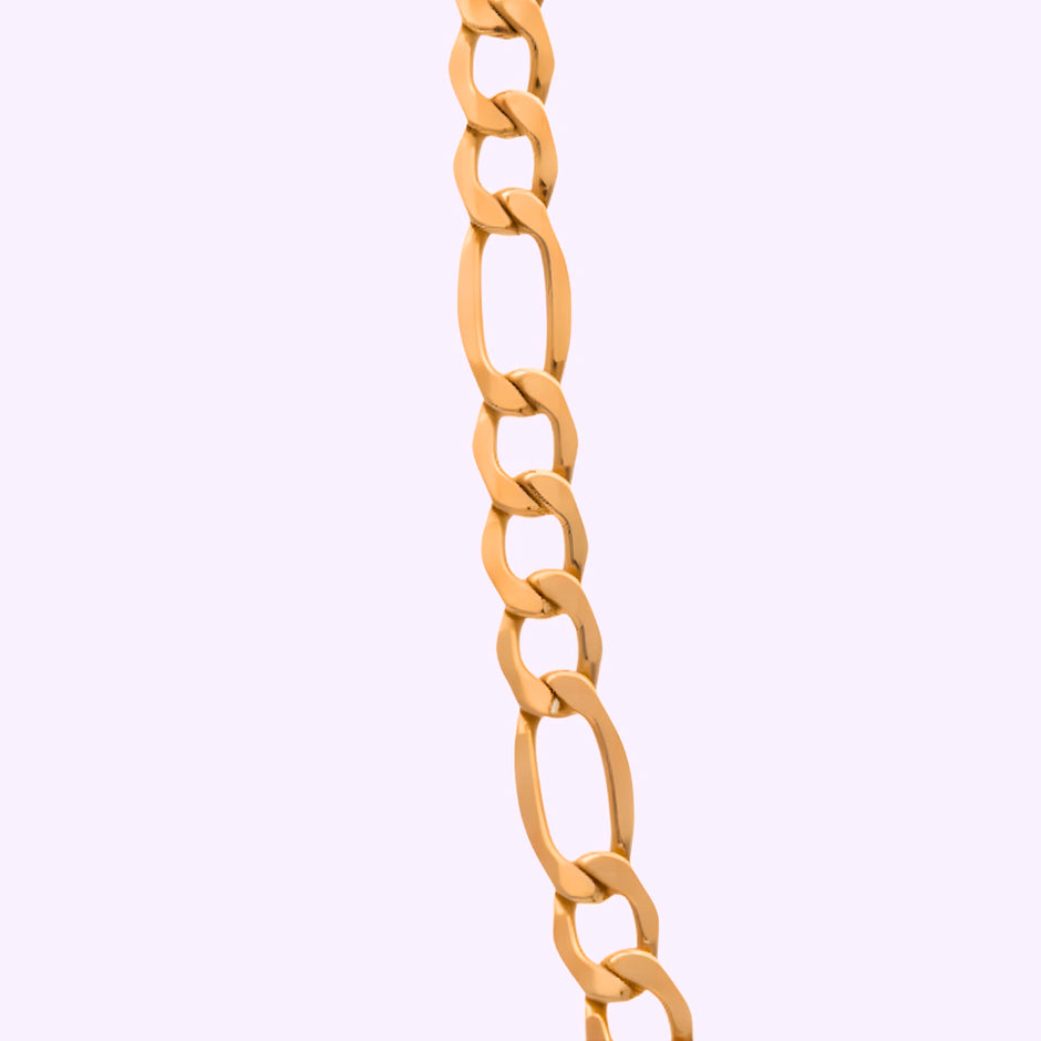 Cadena Cartier Facetada Oro italiano 10K