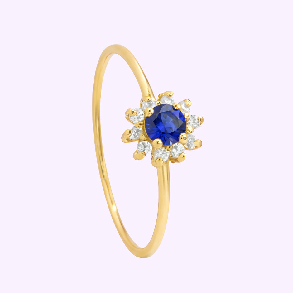 Anillo Roseta Princesa Oro 10K