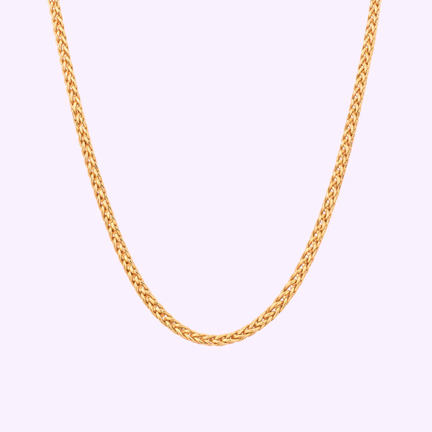 Cadena espiga Hilo de Suspiros Oro italiano 10K