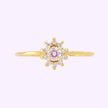 Anillo Roseta Princesa Oro 10K