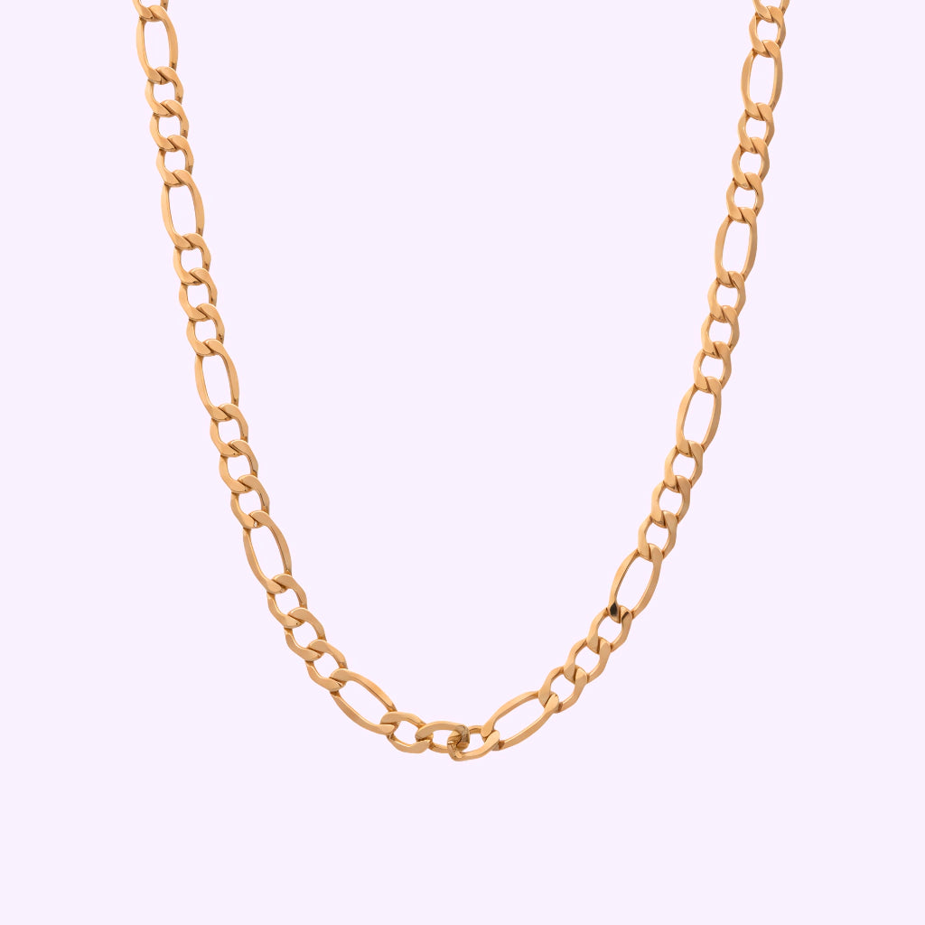 Cadena Cartier Facetada Oro italiano 10K