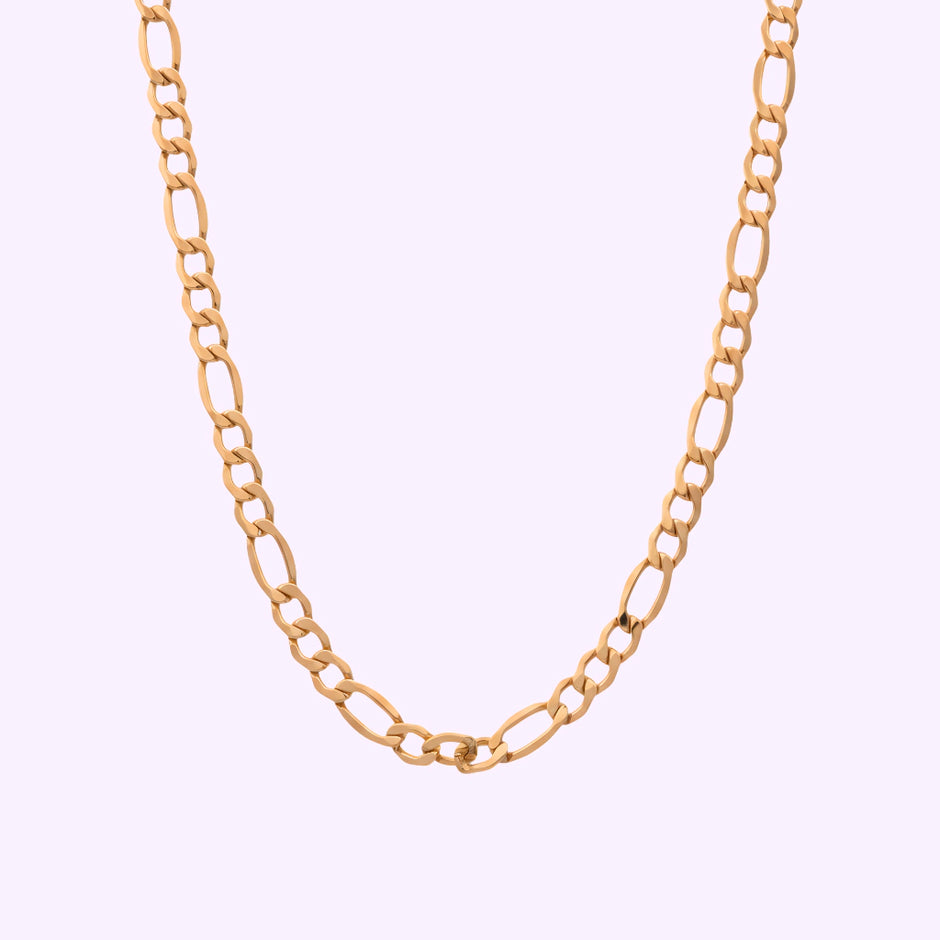 Cadena Cartier Facetada Oro italiano 10K