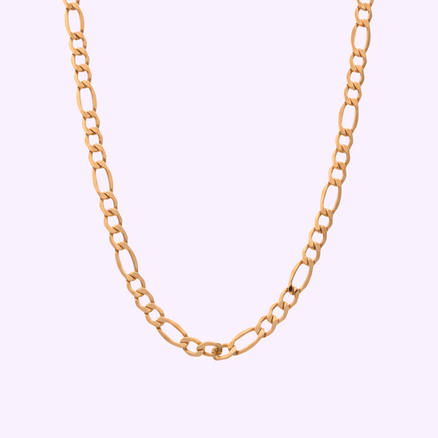 Cadena Cartier Facetada Oro italiano 10K